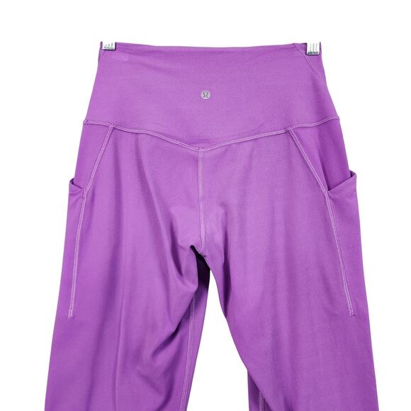 Lululemon Align High Rise Pant with Pockets 25" Womens Size 6 Moonlit Magenta - Picture 7 of 14